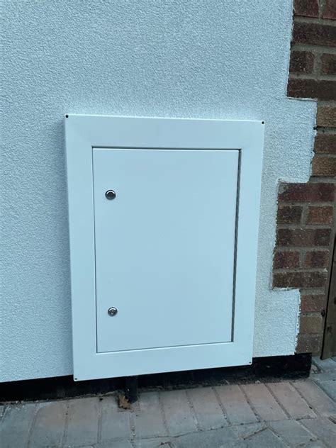 outside gas meter box door